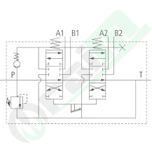 Distributore GRANIT Z50 Leva a Croce 2x Doppio Effetto