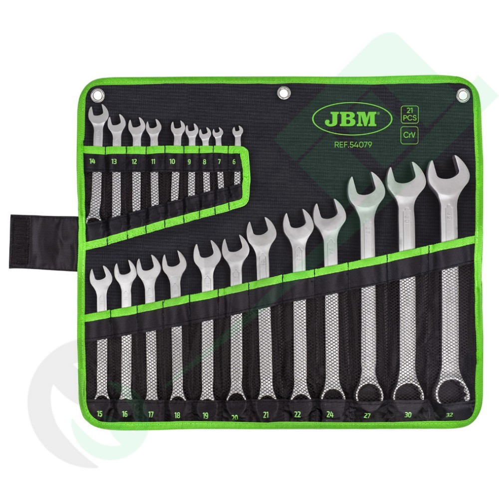 JBM 21-Piece Combination Wrench Set 6-32 mm