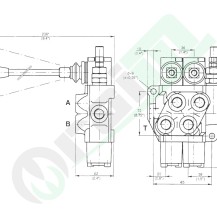 Bondioli & Pavesi 80001 | 1-Bank Valve Double Acting