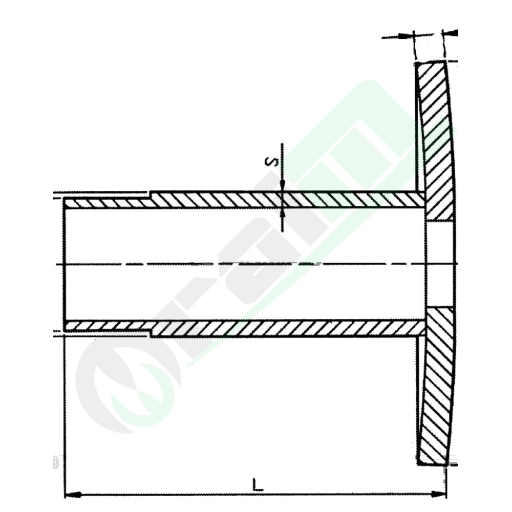 Semidistanziale per Erpice a Dischi Quadro 31 mm Modello 5C 4032 Dimensioni 145x139 mm