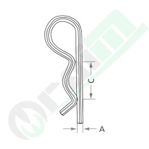 Granit 50x Spring Cotter Kit 2 mm | Zinc 20023365/50