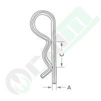 Granit 100x Spring Cotter Kit 3 mm | Zinc 20023457/100