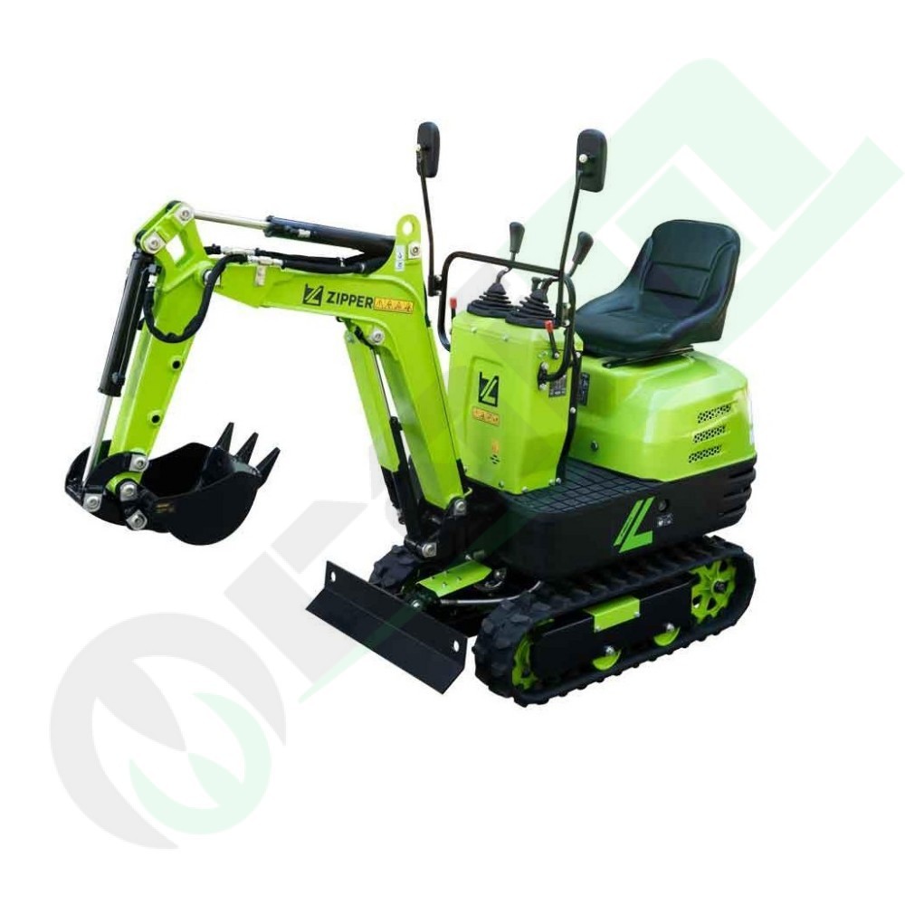 Mini Escavatore Cingolato Zipper ZI-MBGS600 5q Compatto con Accessori Inclusi