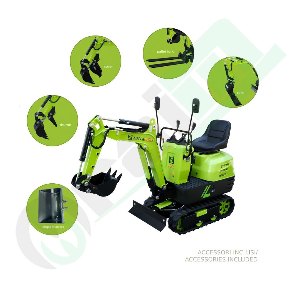 Zipper ZI-MBGS600 Mini Excavator 5q | Raim Store