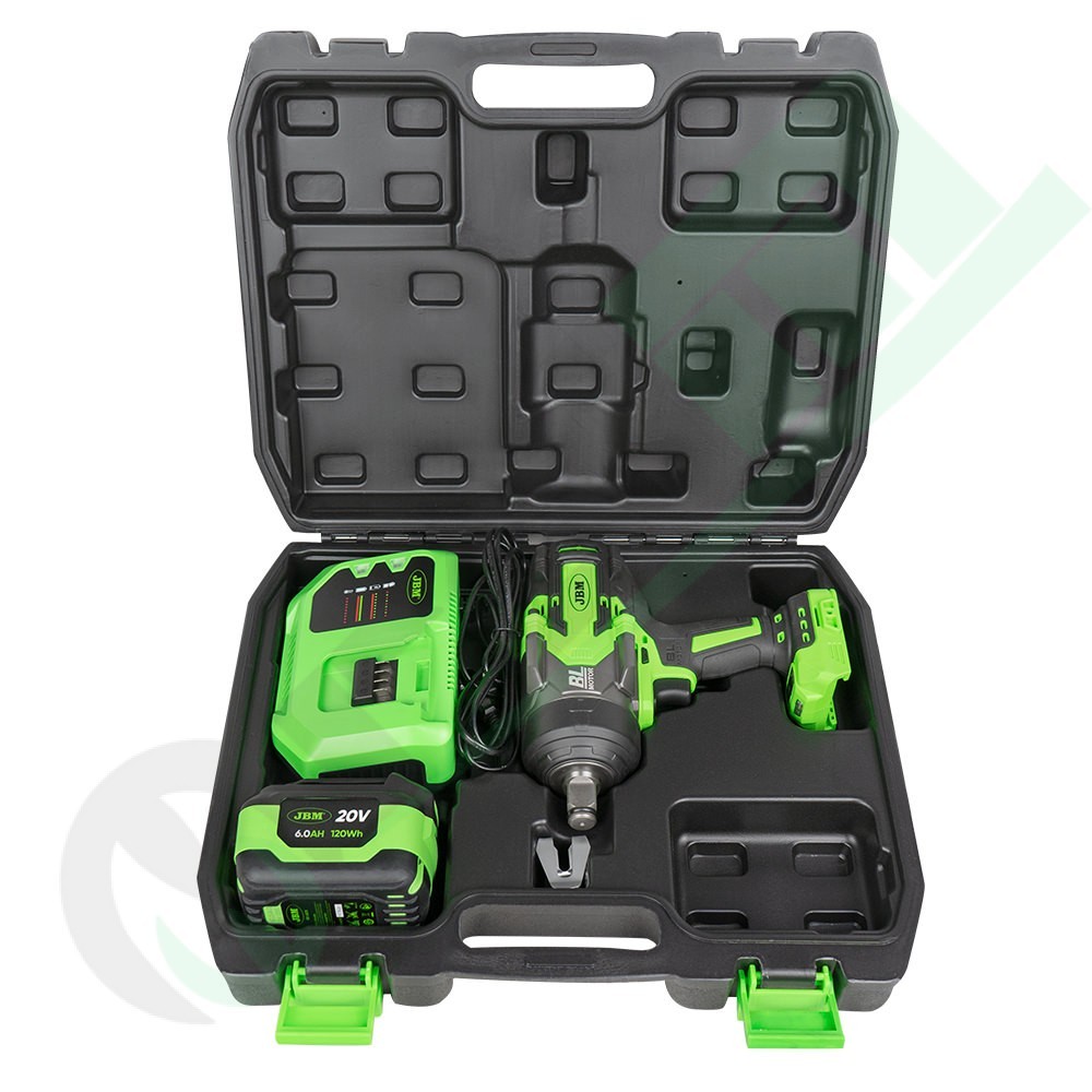 Avvitatore a Massa Battente Brushless 3/4" 1800Nm Batteria 20V 6.0Ah con Valigetta