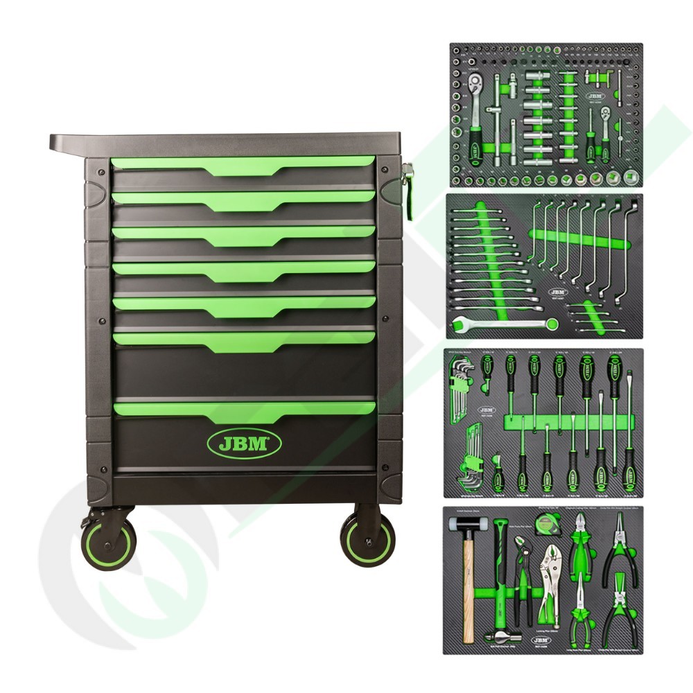 7-Drawer Tool Trolley 172 Tools | EAN 8435034543896 | Raim Store
