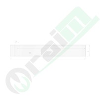 Perno forato in acciaio 50x480 mm 50915BB5002 | Raim Store