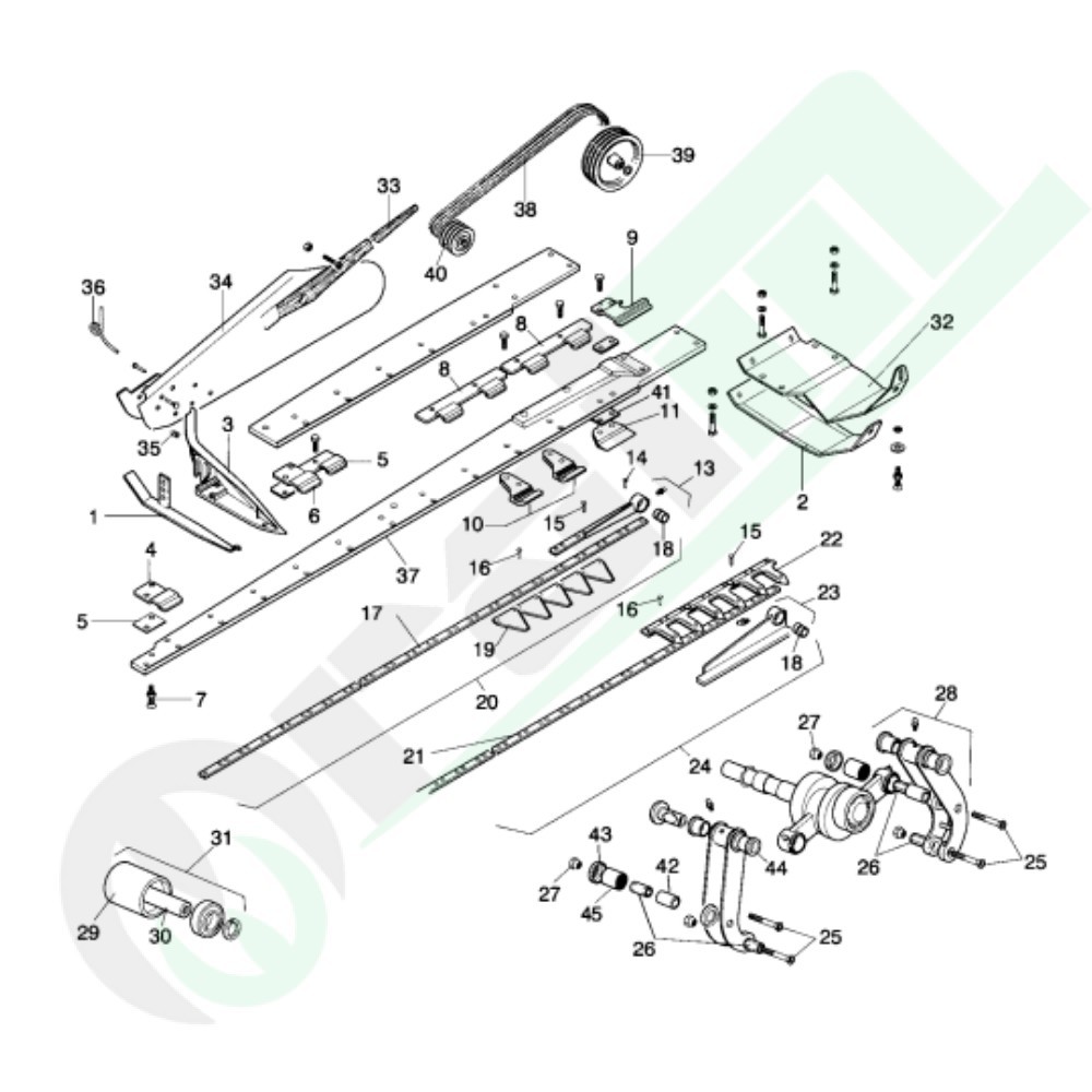Gaspardo FB925 Mower Spare Parts - Genuine & Comparative | Raim Store