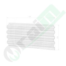 Griglia Superiore Fiat 65417078 | 5175978 5119771 | Raim Store