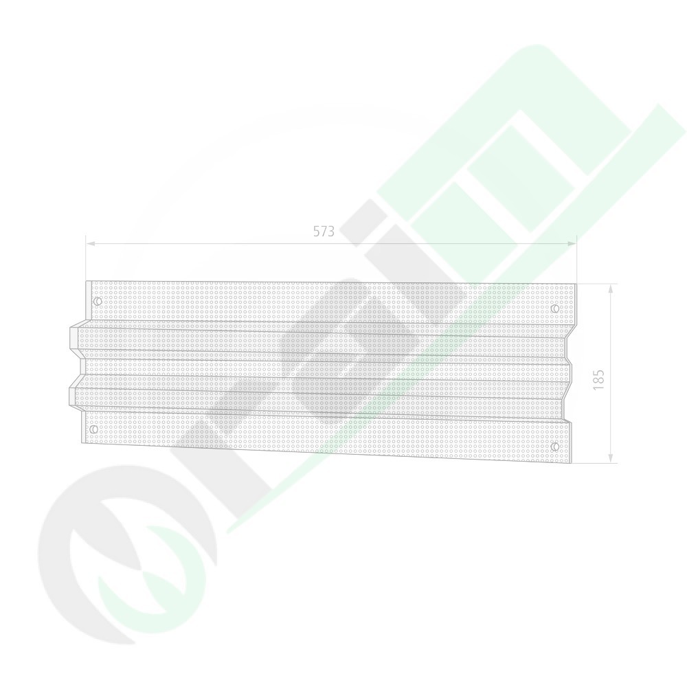 Griglia Inferiore Radiatore per Trattori Fiat Serie 80-90 e TK Codice 5175977