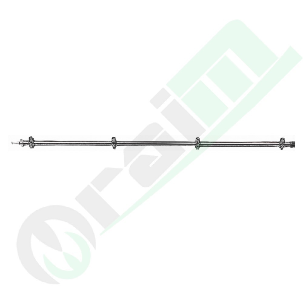 Asta Inox 120cm 1/2" con 5 Cavallotti Codice 25061 | Raim Store