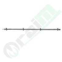 Stainless Steel Spray Pipe 1/2" 150cm with 5 Clamps 25064 | Raim Store