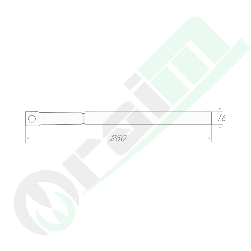 Dente Retrattile 16x260 mm per Coclea Mietitrebbie John Deere Codice 525H102724