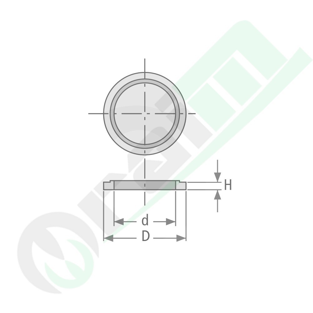 U-Seal Gasket 87000500 – 10.7x16x1 mm for M10
