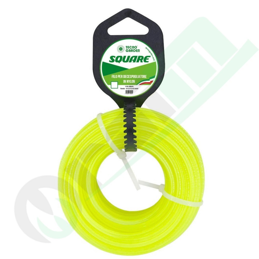Square Trimmer Line 3.3 mm x 15 m Fluo Yellow 600491 | Raim Store
