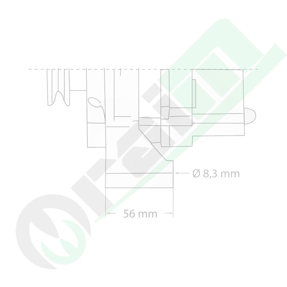 Alternatore 14V 35A per John Deere, Deutz-Fahr, Case IH e Fendt Codice 37699600
