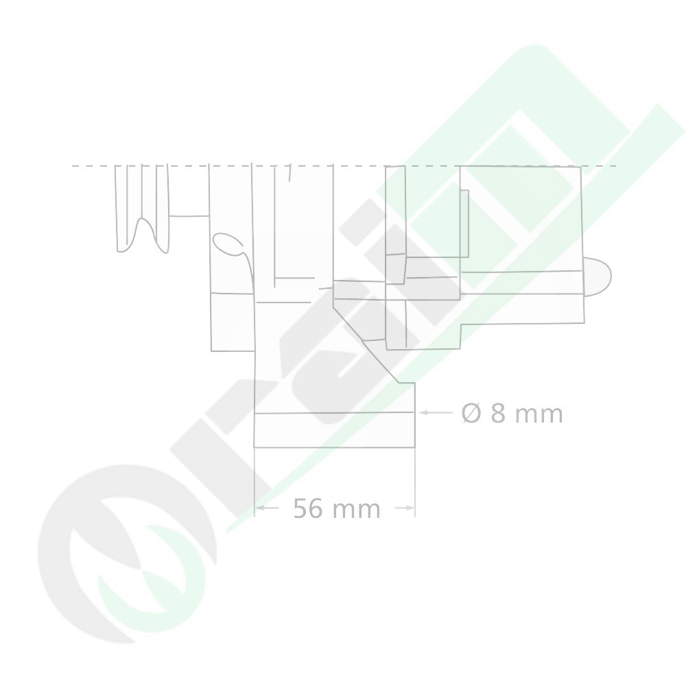 Mahle Alternator 14V 33A for John Deere, Deutz-Fahr, Case IH and Fendt Ref. 379IA0096