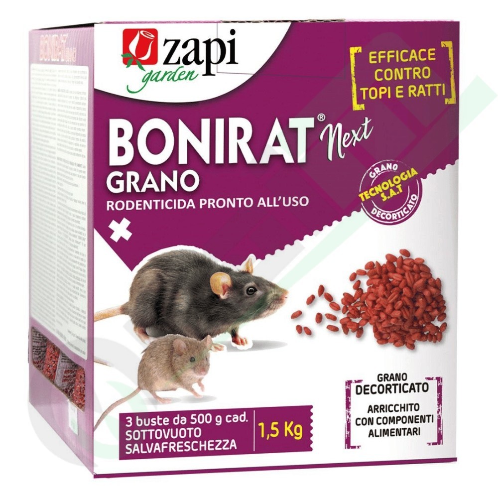 Esca Grano Topi e Ratti Bonirat Next 1,5kg 620029 | Raim Store