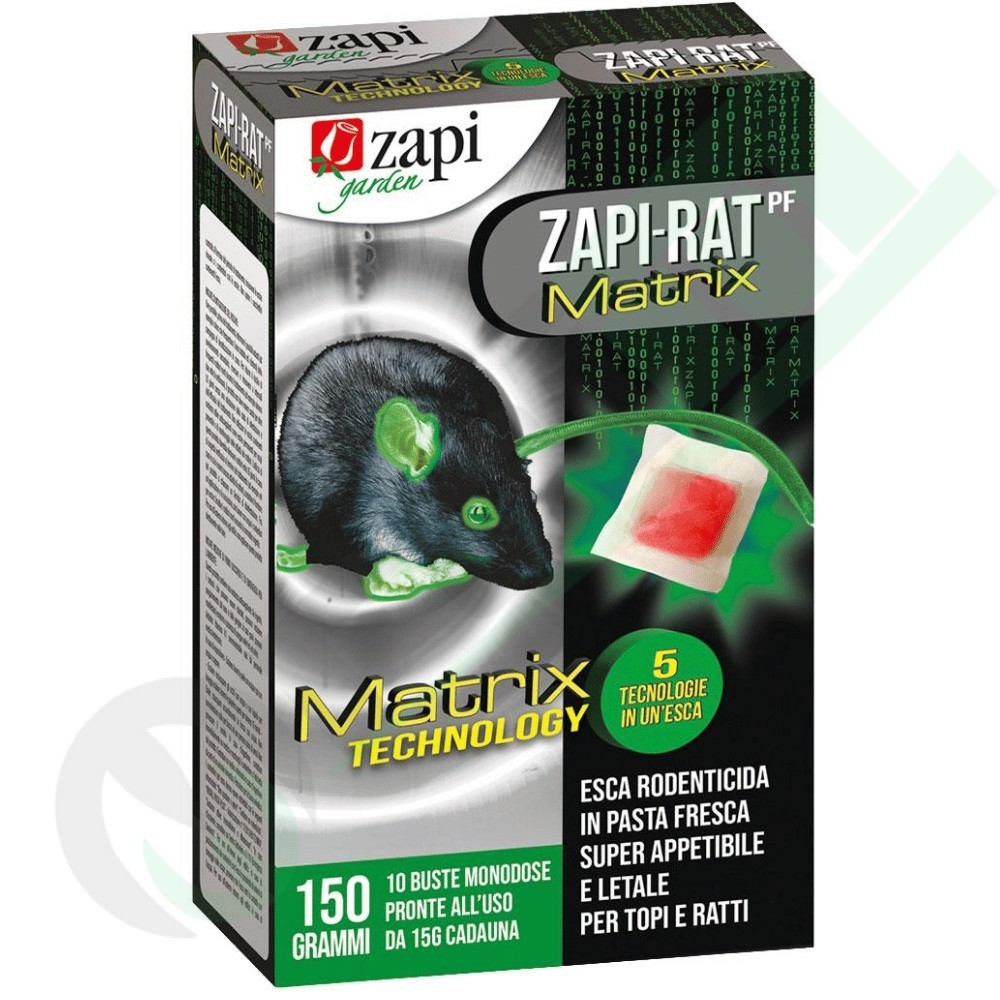 Zapi-Rat Matrix Fluo Rodent Paste 150g 620021 | Raim Store