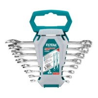 Total Combination Wrench Set with 8-piece Support from 6-19mm
