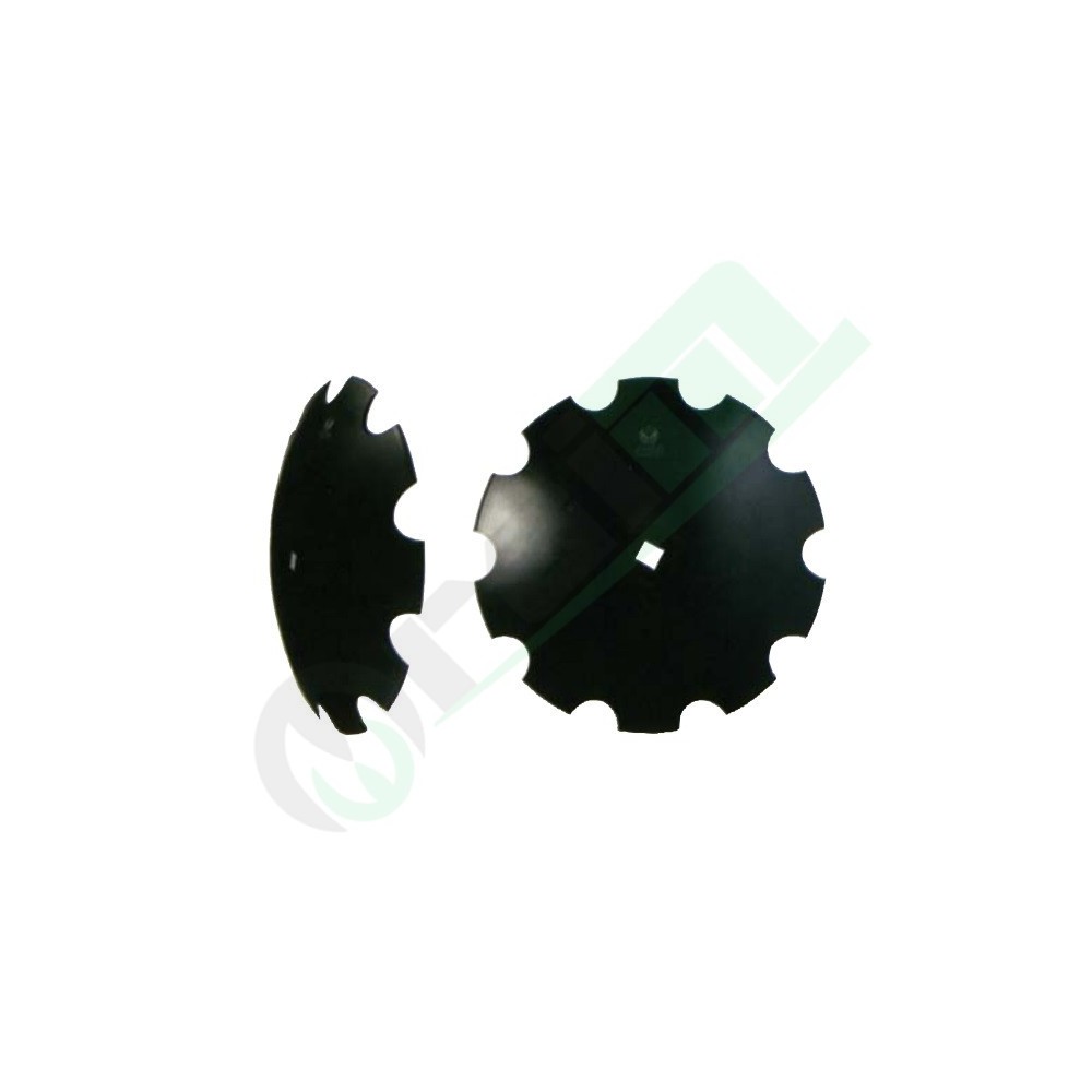 Disco Frangizolle Dentato o Liscio Diametro 510 mm Foro Quadro 31 mm in Acciaio al Boro