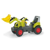 Rolly Toys Trattore a pedali con Trac Lader e pneumatici Claas Arion 640