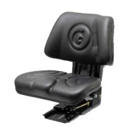Universal PVC seat with mechanical suspension