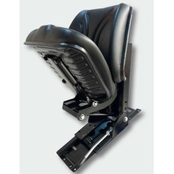 Sedile Reclinabile in PVC con molleggio Meccanico Oblicuo a piastra Lunga
