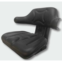 Sedile in PVC Nero con molleggio Meccanico regolabile 5 Posizioni