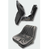 Sedile Pieghevole a Culla in PVC Nero Installazione Normale