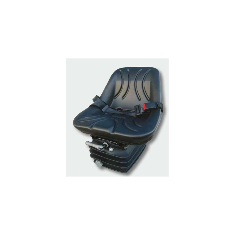 Sedile in PVC Nero a Culla con molleggio Meccanico Sedile in PVC Nero a Culla con molleggio Meccanico