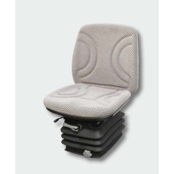 Gray Fabric Seat with Mechanical Suspension