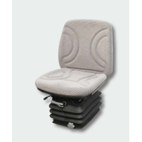 Sedile in Tessuto Grigio con molleggio Meccanico