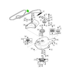 TCU19418 Cinghia Trapezoidale Ponte Primario| Non Originale