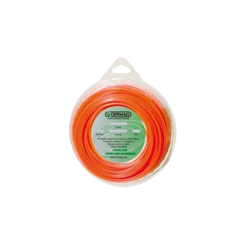 Brushcutter Wire Square Ø 3.0x45mt Orange Color