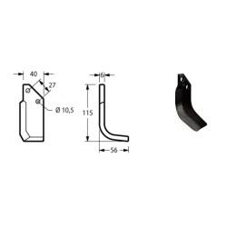 BCS 725 Arco Hoes for Milling Machines