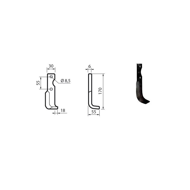 Hoes for BCS 20 Corta AR/EL Rotary Tiller Hoes for BCS 20 Corta AR/EL Rotary Tiller