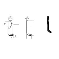 Hoes for Breviglieri MM Bietole cutters