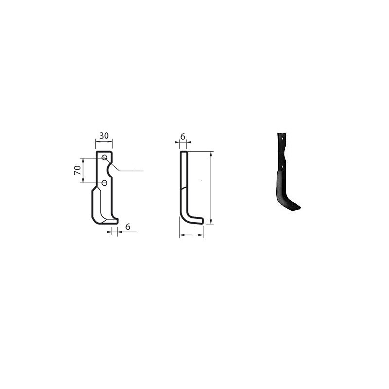 Hoes for Breviglieri MM Bietole cutters Hoes for Breviglieri MM Bietole cutters