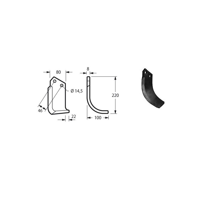 Hoes for Breviglieri B3 - B4 Milling Cutters