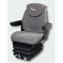 Sedile in Tessuto Grigio con molleggio meccanico a pantografo
