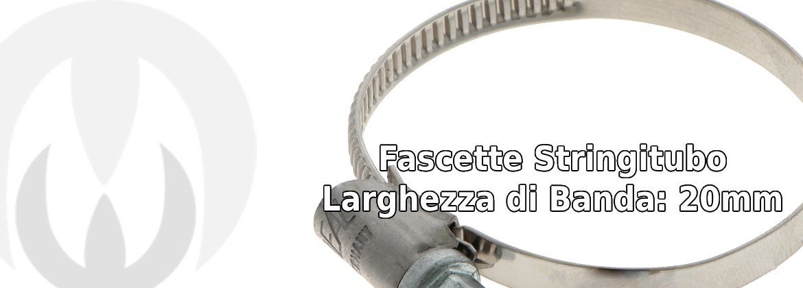 Fascetta Stringitubo Larghezza di Banda: 20mm