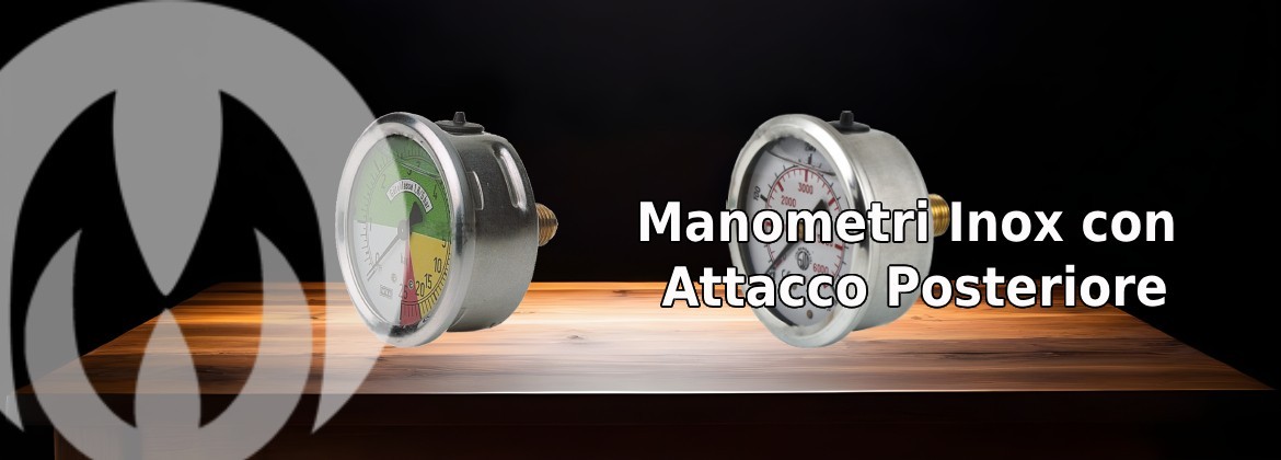 Manometri Inox con Attacco Posteriore - Raim