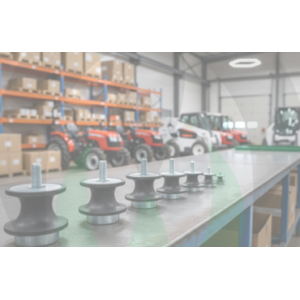 Waisted Rubber-Metal Anti-Vibration Mounts | Hourglass Supports, Anti-Shock | Industrial